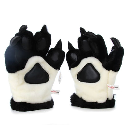 1 Pairs Cute Lifelike Panda Gloves Panda Paws Winter Warm Gloves