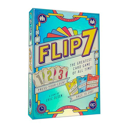 Flip 7, The Ultimate Blend of Press Your Luck and Strategy, Fast-Paced Addictive Card Game, Quick to Learn and Easy to Teach, Perfect for Game Nights