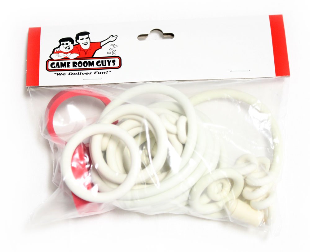 Game Room Guys 1979 Atari Pinball White Rubber Ring Kit Compatible with Superman Pinball Machine