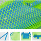 Mesh Beach Bag Large Beach Toy Tote Bags Foldable Sand Toy Bag Green/Blue 18 x 12 x 18 Inch