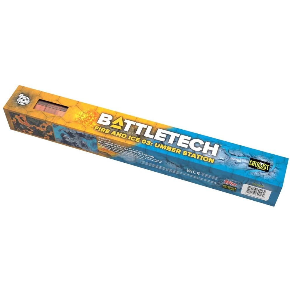 Catalyst Game Labs BattleTech: BattleMat: Fire & Ice 03: Umber Station
