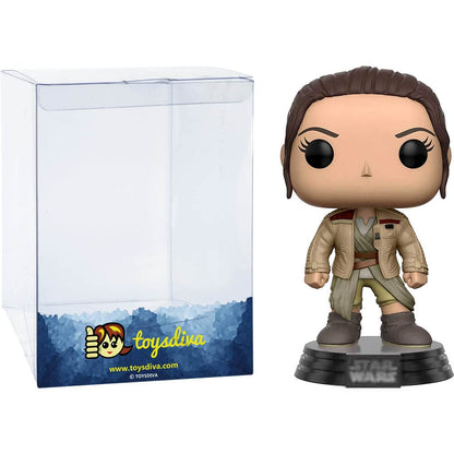 Funko Rey (Target Exc): P o p ! Vinyl Figurine Bundle with 1 Compatible 'ToysDiva' Graphic Protector (161-11708 - B)