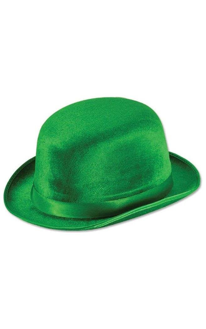 Green Vel-Felt Derby Party Accessory (1 count) (1/Pkg)