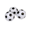 3-Pack Foosballs in Black and White