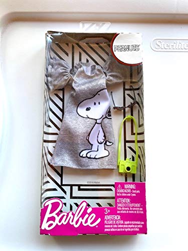Barbie Clothes: Peanuts Snoopy Dess Doll & 2 Accessories