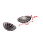 Almencla 10-Piece Dollhouse Miniature Drawer Pulls, 1:12 Scale Metal Handles, Black