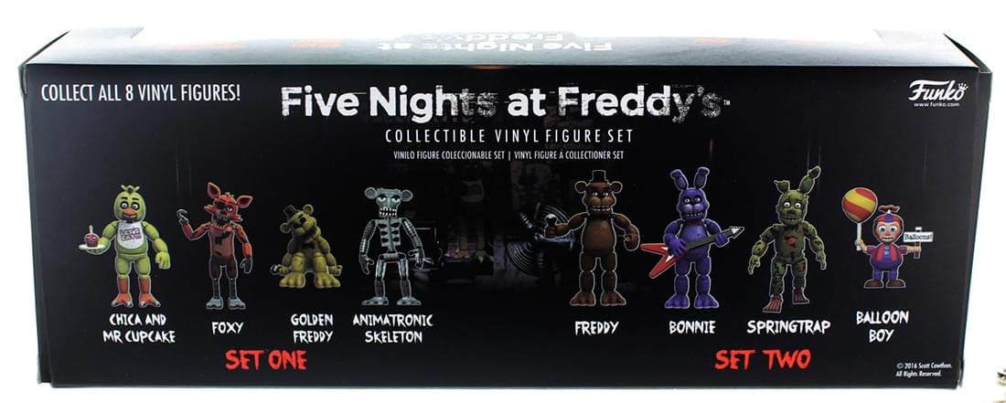 Funko Five Nights at Freddy's 4 Figure Pack(1 Set), 2"