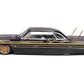 1964 SS Lowrider Black Metallic with Gold Graphics and Gray Interior Lowriders Series 1/26 Diecast Model Car 32547-BK