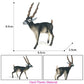 JOKFEICE Animal Figures Realistic Plastic Blackbuck Animal Action Model Science Project, Learning Educational Toys, Birthday Gift, Cake Topper