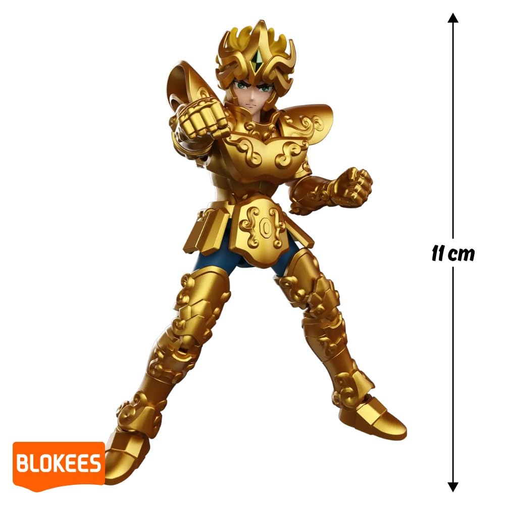 BLOKEES Saint Seiya, Galaxy Version, GV03, Gold Zodiac ?, 9 Model Kit Myster Boxes, Assembly Required, 10+