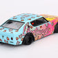 Skyline Kenmeri Liberty Walk RHD (Right Hand Drive) Kuma Light Blue and Yellow with Graphics Limited Edition 1/64 Diecast Model Car by Mini GT