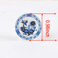 BAENRCY 1 Set 15 Pieces 1:12 Ceramics Tea Cup Set Lovely Dollhouse Decoration Set Dollhouse Kitchen Accessories(#4)