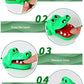 WaigN Green Crocodile Teeth Game for Crocodile Biting Finger Dentist Games, Mini Chomping Alligator Teeth Family Tabletop Party Decor Adult, Car