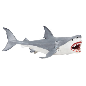 Safari Ltd. Megalodon Figurine - Detailed 7.25" Shark Figure - Educational Toy for Boys, Girls, and Kids Age 3+
