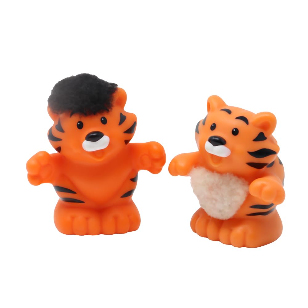 Fisher-Price Replacement Parts for Collectible Little People Noah's Ark, Zoo or Circus Playset K0725 - Replacement Orange and Black Stripe Tiger