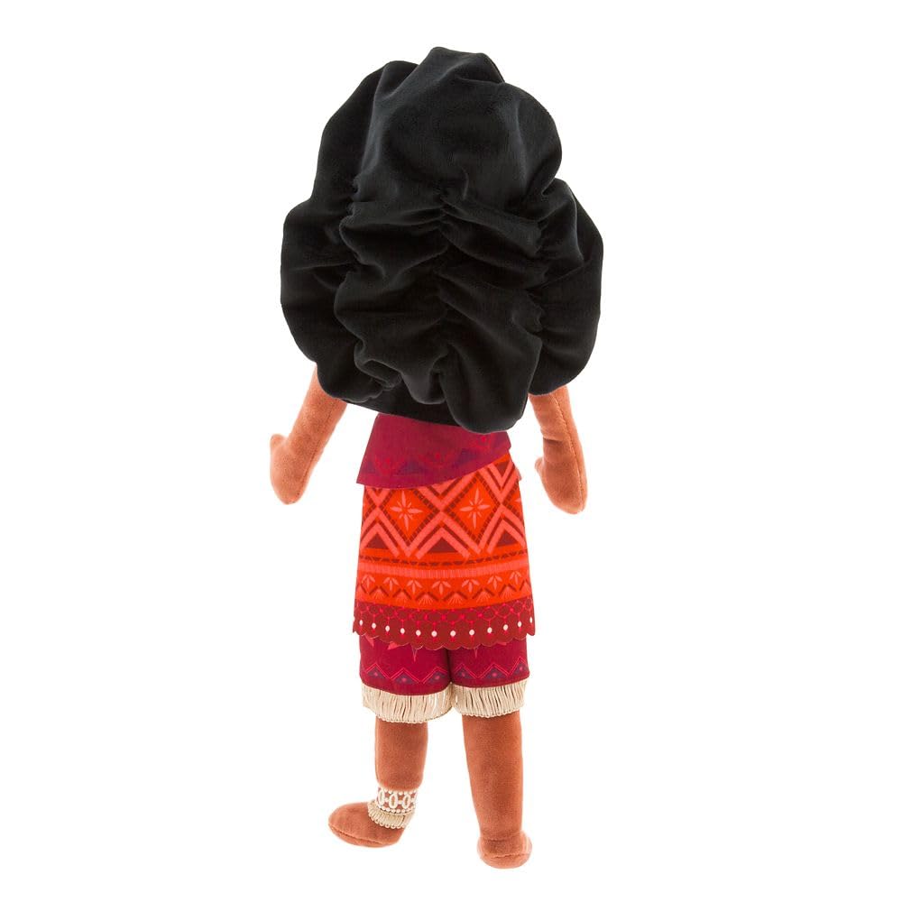 Disney Store Official Moana 2 Doll with Detailed Plush Sculpting with Embroidered Features & Tapa Print Dress - Disney Plush with Metallic Heart of Te