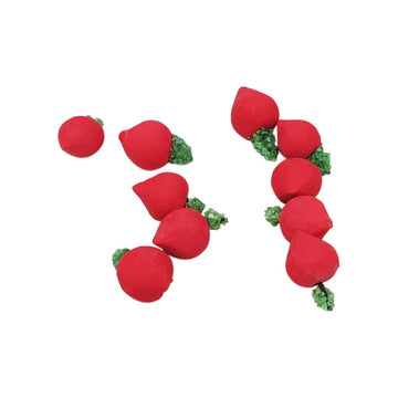 SXFSE Dollhouse Decoration Accessories, 10Pcs 1:12 Dollhouse Miniature Vegetable Carrot Kitchen Dining Model