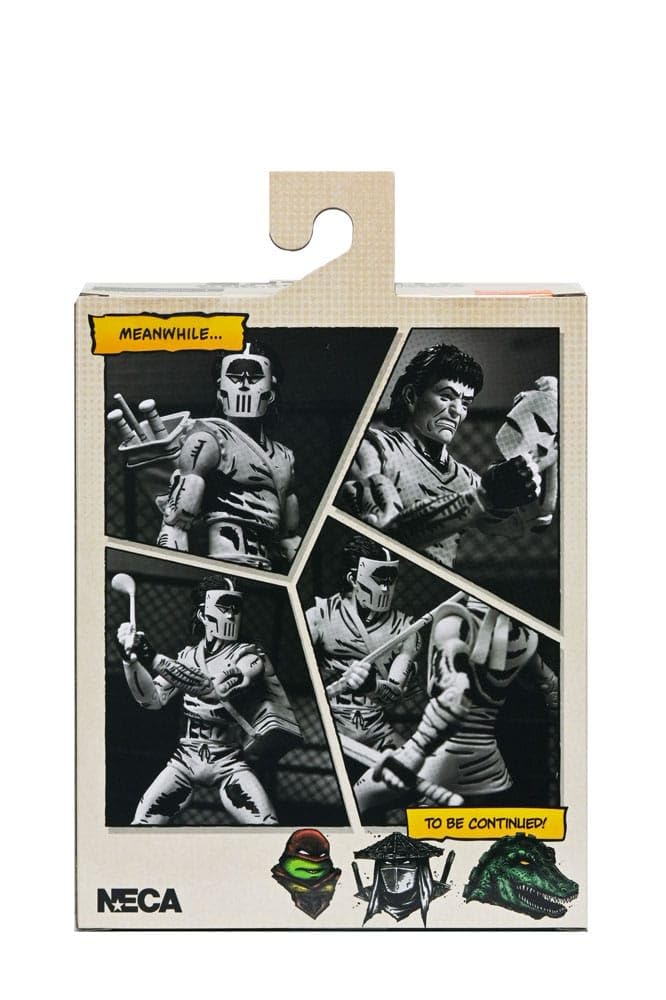 NECA Teenage Mutant Ninja Turtles (Mirage Comics) 1:7 Scale Collectible Action Figure, Casey Jones Black & White Figure
