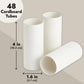 Pack of 48 Cardboard Craft Toilet Paper Tube Rolls, 9.9 cm Length