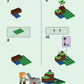 LEGO Minecraft Mini Set: Alex Minifigure with Wolf and Bone