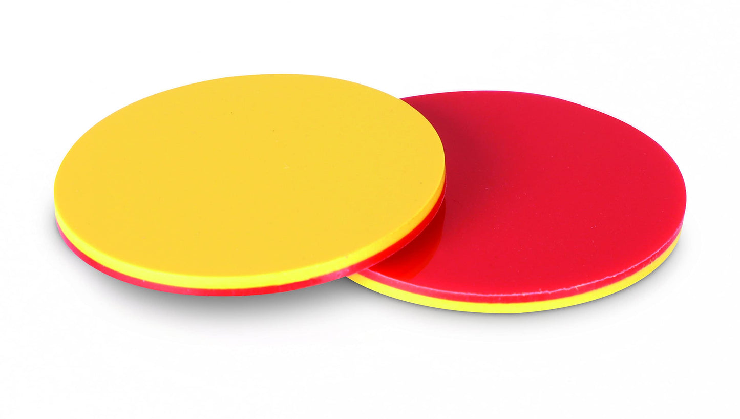 Learning Resources Two-Color Counters, Red/Yellow, Educational Counting, Sorting, and Patterning, Family Counters, Set of 200, Grades K+, Ages 5+