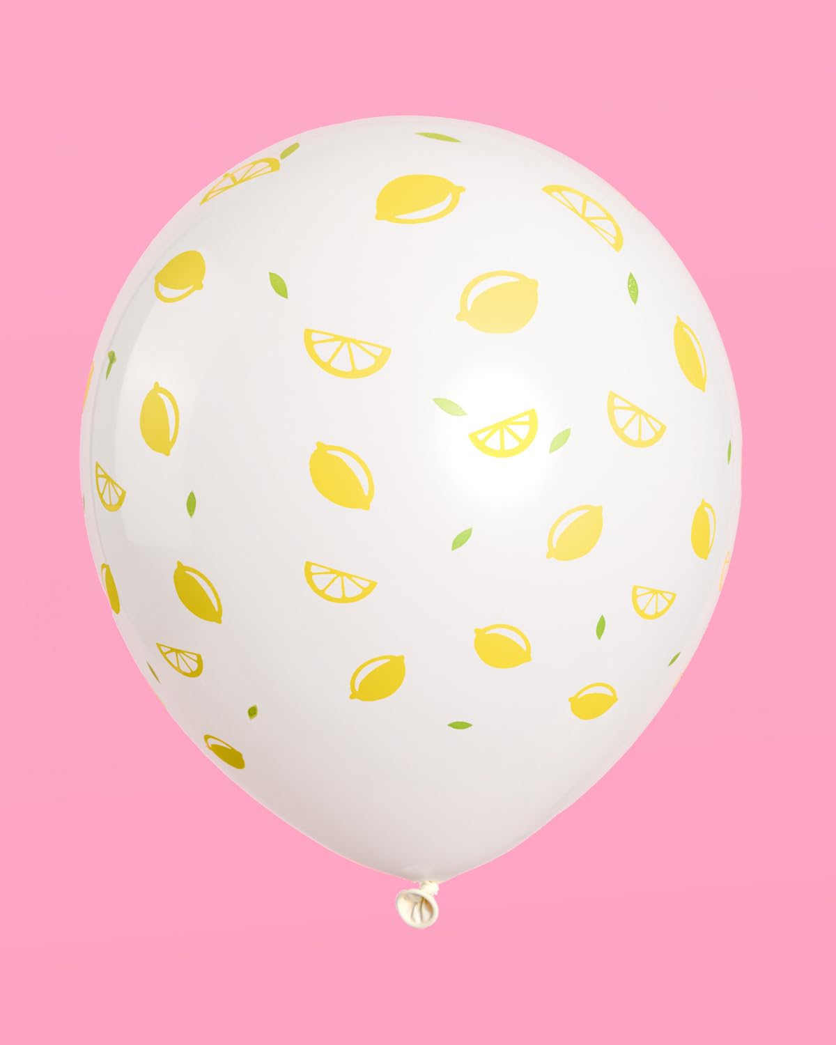 xo, Fetti Lemon Printed Balloons - 24 Latex Balloons | Lemon Party, Bridal Shower, Summer Decor, Birthday, Yellow, Coastal, Citrus Glam, Lemonade,