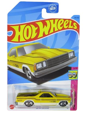 Hot Wheels 80 El Camino (Yellow), The 80s Series 3/10, 26/250 1:64 Scale Store Exclsuive