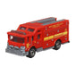 Matchbox Collectors Die-Cast Hitch and Haul 70 Years Anniversary Playset - MBX Fire Rescue Fire ~ Hazard Squad Engine and Mobile Light Truck
