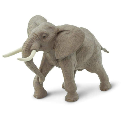 Safari Ltd. African Bull Elephant Figurine - Realistic 7.6" Wildlife Figure - Educational Toy for Boys, Girls, and Kids Ages 3+