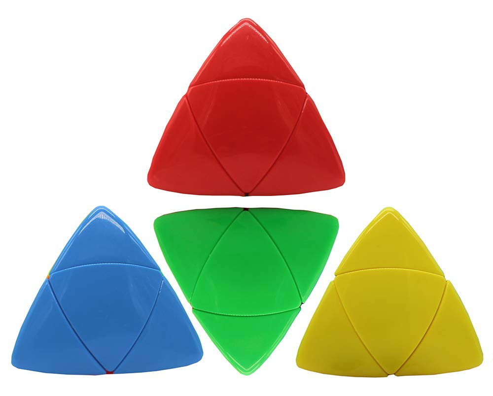 Willking Pyramorphix Stickerless Magic Cube Mastermorphix 2x2 Stickerless Speed Cube Puzzle