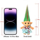 Yintlilocn 3.95" Lucky Troll Dolls Vintage 80s PVC Trolls Doll