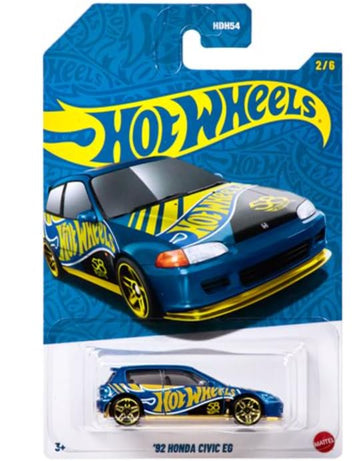 Hot Wheels 58th Anniversary Pearl and Chrome Vehicle Set, Blue and Gold, 2026 Collection, Set of 5, NO Chase