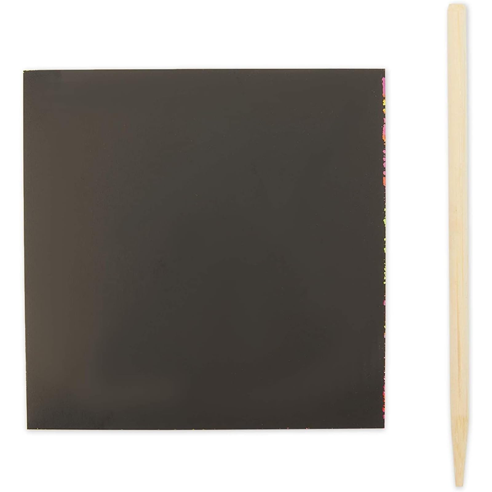 Bright Creations Rainbow Scratch Off Notes with 2 Wood Styluses Sticks (3.5 in, 300 Sheets) - Rainbow Scratch Notes