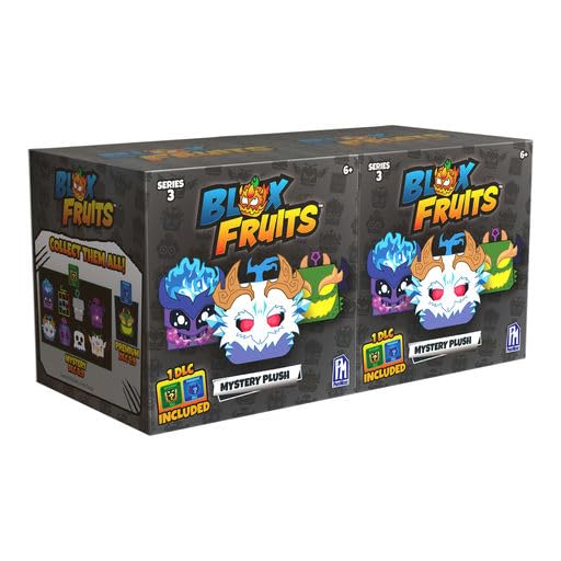 Blox Fruits - Collectible Mystery Plush 2-Pack (4” Tall, Series 3) [Includes DLC]