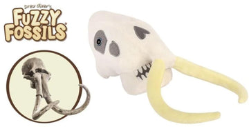 GIANT MICROBES Woolly Mammoth Plush, Woolly Mammoth Stuffed Animal, Ice Age Toys, Mammoth Skull Decor, Dinosaur Pillow, Paleontologist Gifts