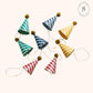 Bonjour Fete Hogwarts™ House Paper Party Hats, Harry Potter Accessories | Wizard Costume Headwear | Wizarding World Merchandise, Birthday Celebration