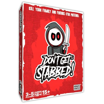 Don't Get Stabbed!: The Party Game Where You Get to Kill Your Family and Friends (for Pretend). Exciting Card Game for Adults and Horror Gift