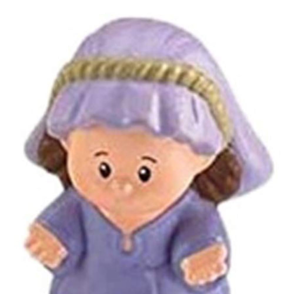 Fisher-Price Replacement Part Little People Christmas Nativity Bible Story Playset J2404 - Replacement Mother Mary Figure