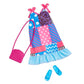 Barbie Complete Look Patchwork Print Dress Fashion Pack