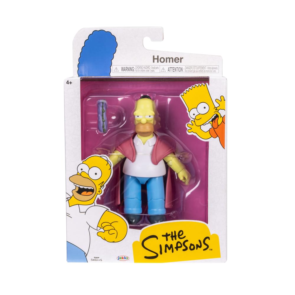 The Simpsons Action Figures 5-Inch Sick Homer with Hoagie