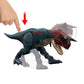Mattel Jurassic World Dinosaur Action Figure, Running & Biting Carnotaurus with Roar Sounds, Charge N Chomp, Digital Play