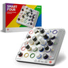 GiiKER Smart Four, 3D AI-Powered 4 in a Row Game, Strategy Board Games with Integrated Referee for 1-2 Players, Travel Games for Ages 6-12 and up
