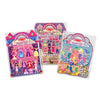 Melissa & Doug Puffy Sticker Activity Books Set of 3 - Dress-Up, Princess & Mermaid, with 208 Reusable Stickers and Fold-Out Scenes, Mess-Free Travel