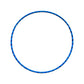 SpinMajik Kids Hula Hoop | Lighter Weight Yet Sturdy | UV Blue, Medium (32")