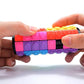 Magic 3D Puzzle Cube Rainbow Fidget Toy 5 Layers Rotate Slide Cylinder Game