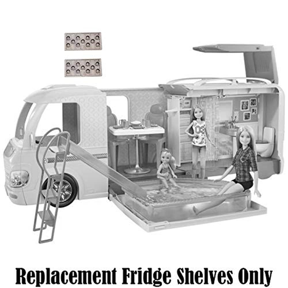 Replacement Parts for Barbie DreamCamper - FBR34 ~ Replacement Fridge Shelves