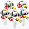 Big Dot of Happiness NYC Cityscape - New York City Party Centerpiece Sticks - Table Toppers - Set of 15