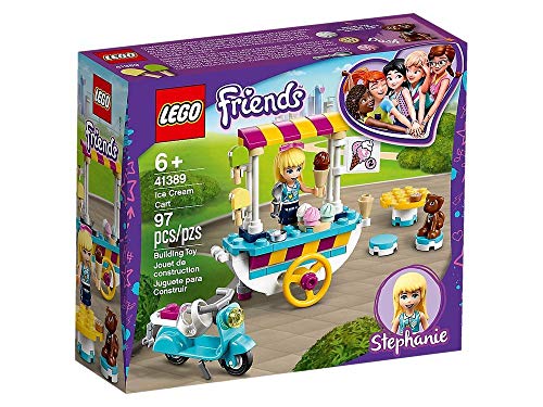 LEGO Friends Ice Cream Cart 41389 Building Kit, Featuring Friends Stephanie Mini-Doll, New 2020 (97 Pieces)
