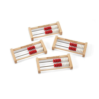 hand2mind Mini 20-Bead Wooden Rekenrek, Number Rack for Kids, Abacus for Kids Math, Counting Beads, Math Manipulatives, Elementary Teacher Must Haves