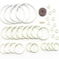 Game Room Guys Gottlieb Sweet Hearts Pinball White Rubber Ring Kit